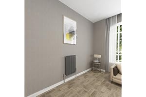 Sky bathroom | 600x408mm Horizontal Designer Radiators Anthracite Flat Panel Single Panel Central Heating Radiator