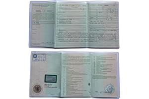 ‎PITLANE PERFORMANCE Pitlane Performance® Premium Fahrzeugschein-Hülle für KFZ-Zulassungspapiere Etui Transparente Fahrzeugpapiere Schutzhülle für KFZ-Papiere zum aufklappen (1 Stück)