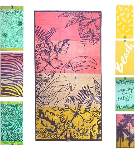 Pamuq® Grande Serviette De Plage, 100% Coton, Oeko-TEX®, Serviette De Sauna, Serviette De Hammam