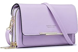 Roulens Bolso para Teléfono Móvil,Bolso de Hombro Pequeña de Mujer,Bolso Bandolera Cruzado Cuero PU,Mensajero Crossbody Bag Bolso Movil Mujer con Ranuras para Tarjetas, Cremallera y Correa