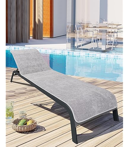 Heimtexland ® Typ772 Coussin En Tissu éponge Pour Chaise à Dossier Haut Pour Chaise De Jardin, Sauna Et Serviette Hygiénique Beige