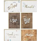 Hallmark Teşekk&uuml;r kartı &ccedil;eşitleri, rustik &ccedil;i&ccedil;ekler (zarflı 48 teşekk&uuml;r kartı)