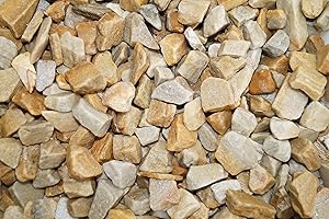 ROCKINCOLOUR RockinNature Donegal Gold Pebbles Decorative Garden Stones 20mm 14-15kg