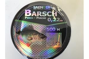 Specitec Monofile Angelschnur, Angelschnur für Forellen, Hecht, Karpfen, Kabeljau, Maultiere