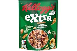 Kellogg's Cereali Extra | Gusto Frutta e Frutta Secca | Granola con Avena Croccante | Confezione Singola da 375g (1 x 375g)