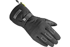 SPIDI, WINTERTOURER, Guanto Moto da Uomo Invernale, Colore Nero, Impermeabile, Traspirante e Antivento, Ideale per le Basse Temperature, Compatibile con Schermi Touchscreen