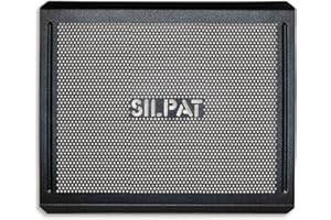 Silpat Plaque Pâtissière Perforée 42 x 34,5 cm – Viennoiserie, Tarte, Biscuit, Pizza Maison - Cuisson Homogène, Résultat Croustillant – Tapis Patisserie Cuisine Qualité Professionnelle