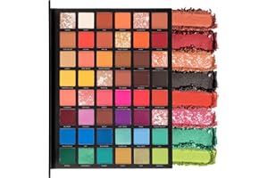 LaRoc 'Artistry Book' - Makeup Eyeshadow Palette/Makeup Palette Set of 48 Colours in Matte and Shimmer Make Up Palette, Nude, Taupe, Blues, Purple High Pigment Eye Palette Makeup