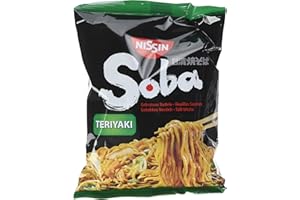 Nissin Nouilles Instantanées Soba Teriyaki 110 g - Pack de 9