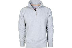 CHEMAGLIETTE! Felpa da Lavoro Maglia Felpata Cotone con Mezza Zip in Tinta Payper Miami +