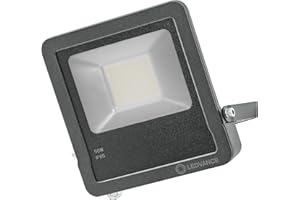 LEDVANCE Smart+ Apparecchio per Esterni LED con Tecnologia WiFi, Proiettori per Esterno, Bianco Caldo, 3000K, Dimmerabile, 50W, Alluminio Grigio Scuro, Compatibile con Google e Alexa Voice Control