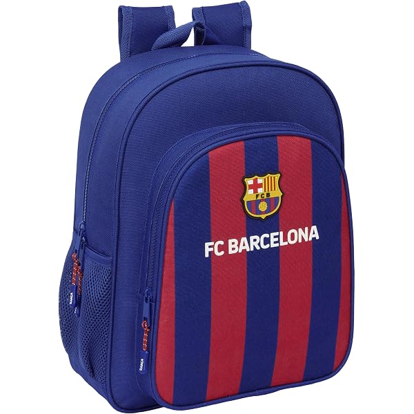 Sac à Dos F.C. Barcelone – 2ème équipement – 35 X 45 Cm – Polyester Résistant, Fermeture Lacets, Confortable, Garanti 2 Ans