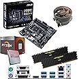 Components4All AMD Ryzen 5 2400G 3.6Ghz (Turbo 3.9Ghz) Quad Core Eight Thread CPU, ASUS Prime B350M-A Motherboard & 8GB 3200M
