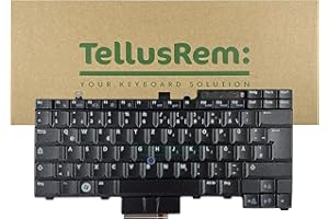 TELLUSREM Teclado de respuesto Español sin retroiluminación para DELL Latitude E6400, Latitude E6410, Latitude E6500, Latitude E6510
