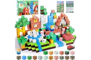 TEBOKHAD Costruzioni Magnetiche per Bambini, 110 Pezzi Costruzioni Magnetiche, Giocattolo Educativo Montessori per Bambini 3 4 5 6 7 8 9 10 Anni, Regali Di Compleanno 3-10 Anni