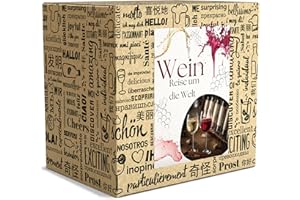 ‎BOXILAND BOXILAND® Wein Geschenk Set [ERSTKLASSIGES WEINPROBE SET] - Weingeschenke für Frauen & Männer - Weinset Geschenk - Rotweine & Weißweine Set Geschenkbox - Wine Tasting Set Weinpaket Box (12x 0,25l)