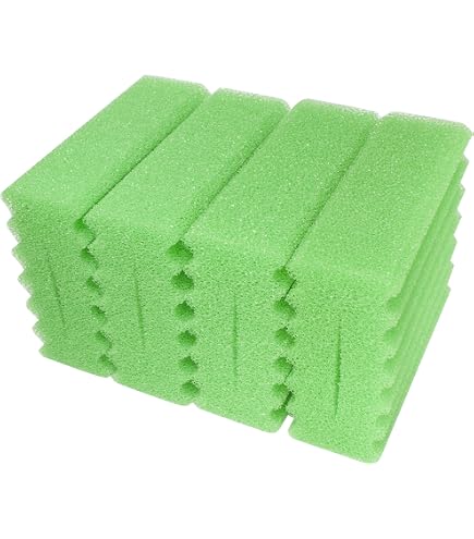 INGVIEE 4 Pièces Compatible Bleu Gros Éponge Filtrante pour Sunsun CBF-350 CBF-350B CBF-350C CBF-550 Filtre