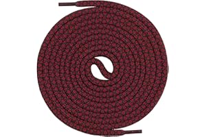 Mount Swiss runde Premium-Schnürsenkel für Arbeitsschuhe Wanderschuhe und Trekkingschuhe - 100% Polyester - extrem reißfest - ø 5 mm - 12 Farben - Längen 60-200 cm I Made in Europa