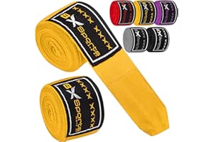 8XSPORTS MOVE ON 8Xsports Boxing Hand Wraps Inner Gloves for Boxing Wraps set - 4.5m Elasticated Thumb Loop Bandages Men Women Under Mitts Boxing Wrist Wraps Protection, Muay Thai MMA Kickboxing Martial Arts Training…