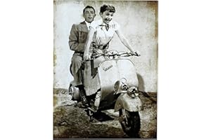 KUSTOM ART Poster mural série acteurs célèbres Hollywood Audrey Hepburn sans cadre. Impression artistique sur papier couché 40 x 30 cm