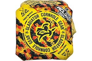 GLADIATOR CORNHOLE GEAR Gladiator | ACL Cornhole Bags | Professionelle Cornhole Bags Slick and Stick | Reguläre Größe Gewicht