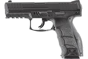 UMAREX Heckler & KOCH Airsoft Pistole VP9, Federdruck Waffe mit 0,5 Joule, inkl. 100 x 6 mm BB Soft-Air Kugeln, Schwere Ausführung mit Metallschlitten