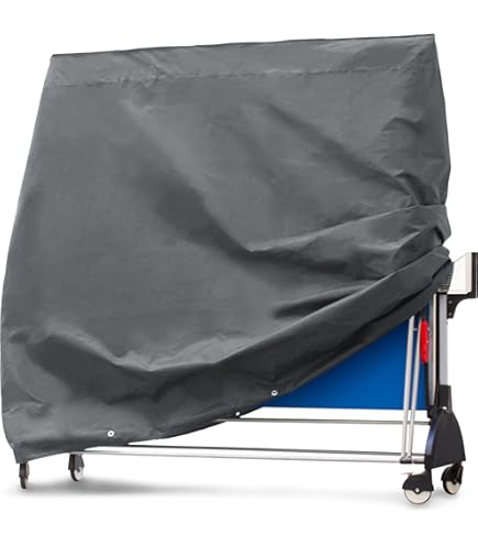 Copertura Per Tavolo Da Ping Pong YALYAYA | Impermeabile Oxford 600D | UV Resistente | 165x70x185 Cm - Foto 10