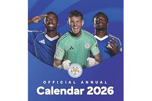 GLOBAL MERCHANDISING LIMITED Leicester City FC Official 2026 The Foxes Football Desk Calendar