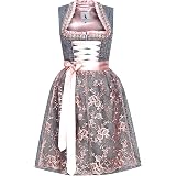 Alpenmärchen Lungo Dirndl Linnea in esclusiva collezione con grembiule