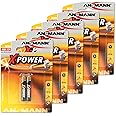Ansmann LR8 1.5V X-Power AAAA Alkaline Battery - Pack of 10 | Used for Microsoft Surface Pen stylus & Dell Venue Pro Stylus | For tablets & smartphones | Pencil | MX2500 | medical devices & headlamps