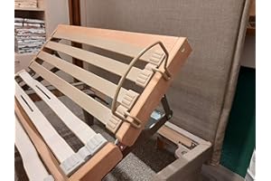 viglietti Coppia Set di Ferma materassi Laterali UNIVERSALI per Letto Elettrico o Manuale - (1 Coppia pz 2) (Rete SNODABILE)