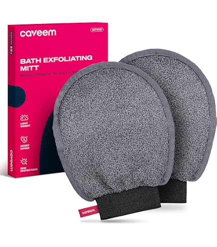 peeling handschuh rituals Exfoliating Gloves - - Peelinghandschuh - Tesori D'oriente - Body Scrub - Hamam Handschuh Fietskleur:Grijs Groen So bleibt's frisch – verpackung DayBays