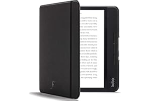 FOREFRONT CASES Funda para Kobo Forma - Funda Protectora con Cierre Magnético del Kobo Forma 2018 - Smart Auto Sueño Estela Función - Delgado Ligera - Negro