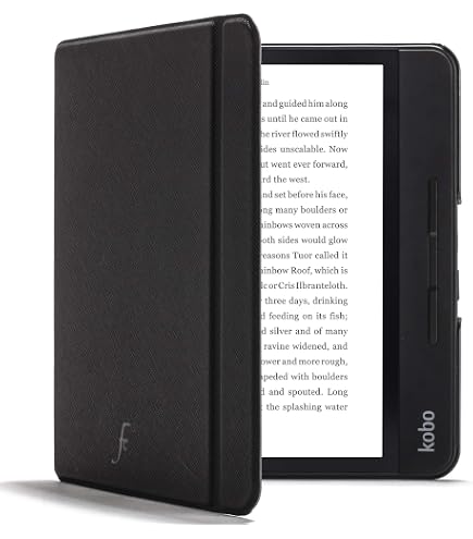 Étui Rabat Cuir Synthétique Pour Kobo Forma 8 Pouces (2018) - Fonction Veille/réveil Automatique, Protection Coins Renforcée - 2