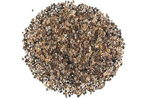 hibuy Flusssteine/Kiesel - kleine Deko Steine - 4-6 mm - 400 g