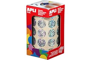 Apli kids 11634 naklejka hologramowa metaliczna okrągła 20 mm