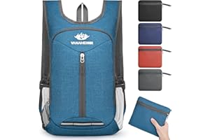 Yoowalar Sac à Dos Pliable Ultraléger 16L, Sac à dos de Randonnée Étanche Sac à dos de Voyage, Petit Sac à Dos Packable Daypack pour Femme Homme Plein Air Camping Voyage Escalade
