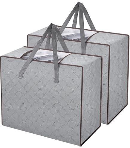 Lot De 3 Grands Sacs De Rangement 105L - Sacs Impermeables Pour Couette, Vêtements Et Déménagement