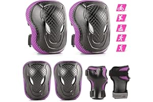 ValueTalks Protecciones Patines Niña Rodilleras Patines Niño Rodilleras y Coderas para Patines en Linea Niña Skate Niño