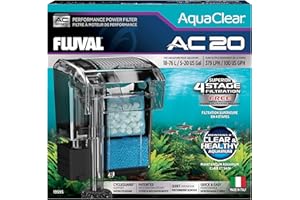 Fluval Filtro de Mochila para Acuario AquaClear AC20, 379 lph