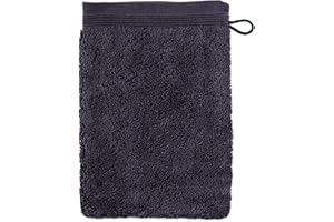 möve Rękawica do mycia Superwuschel 15 x 20 cm ze 100% bawełny, ciemnoszara