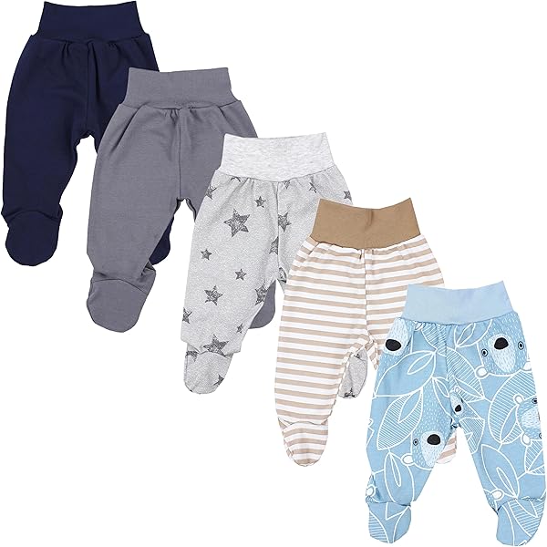 Playshoes Baby Kuschelfleece-Hose Mit Füßchen - Weiche Schlupfhose Für Kleinkinder | Natur Farbe 62