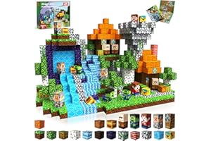 Magneverse Construction Magnetique Enfant 200 Pièces - Coffret Aventure en Forêt - Jouets de Construction Éducatif 3 4 5 6 7 8 9 Ans - Magnetic Blocks Montessori, Cadeau STIM pour Filles et Garçons