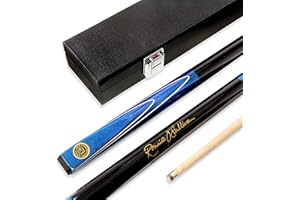 BCE Ronnie O`Sullivan MERLIN 2pc Ash Pool Snooker Cue & HARD CASE - 9.5mm Tip