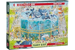 HEYE 29777 – Ocean Habitat Standard, Marino Degano, Funky Zoo, 1000 bitar pussel