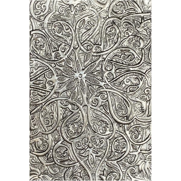 Sizzix 3-D Impressions Embossing Folder 664507 Art Deco door Kath Breen, One Size, Multicolor