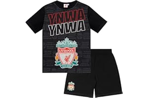 LIVERPOOL F.C. Liverpool FC Boys Pyjamas Short Kids OFFICIAL Football Gift