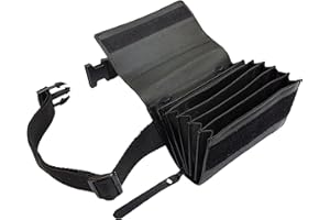 CLAIRE-FONCET - Maletín de Banana para Moneda de Piel Vacuno, sin Moneda 5 Euros, Ideal para Camarero, Camarera, cervecería, restaurantes, Cine