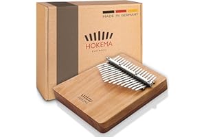 Piano de pulgar Hokema Kalimba B17 - Instrumento musical fácil de aprender - Perfecto para principiantes - Piano de dedos para niños y profesionales