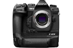 Olympus OM-D E-M1X - Micro Four Thirds System Camera, 20.4 MP Live MOS Sensor with Enhanced Dust Reduction, 50MP Handheld High Resolution Shot, 5-Axis Image Stabilisation